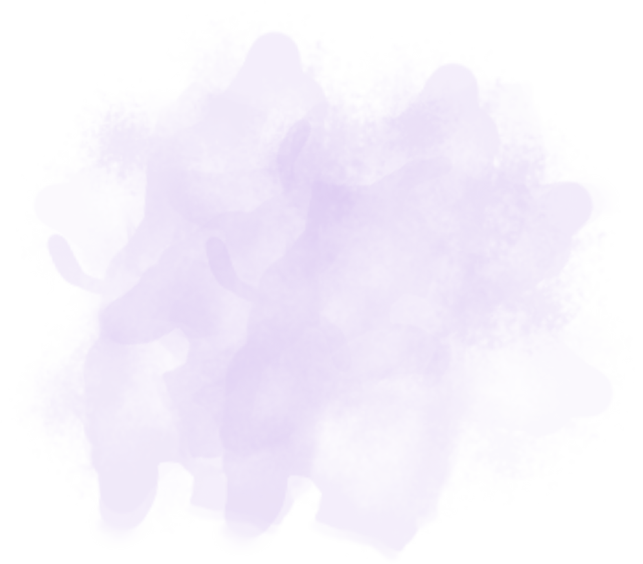 Watercolor Purple Cloud