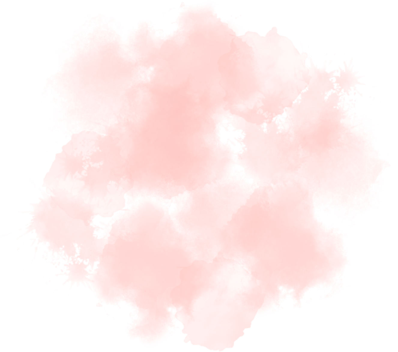 Pink Watercolor Cloud